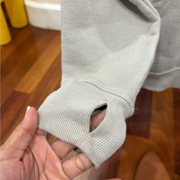 EUC Danskin Gray Quarter-Zip Fleece Pullover - Picture 4 of 6